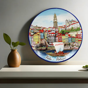 Traditional Porto Portugal Decorative Ceramic Plate