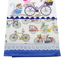Load image into Gallery viewer, 100% Cotton Decorative Kitchen Dish Towel with Border - Made in Portugal - Cats