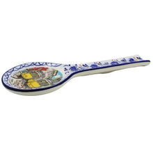Load image into Gallery viewer, Hand-painted Decorative Ceramic Portuguese Lisbon Tram Spoon Rest
