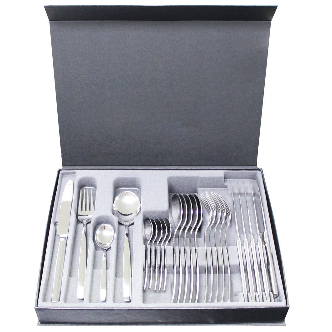 Dalper New York 24-Piece Silverware Flatware Cutlery Stainless Steel 6 Person Set