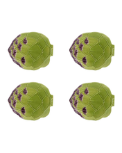 Load image into Gallery viewer, Bordallo Pinheiro Artichoke Bread and Butter Plate, Set of 4