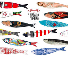 Load image into Gallery viewer, Bordallo Pinheiro Decorative Sardine - The Bearded Sardine