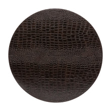Load image into Gallery viewer, Costa Nova Club 100% PU Chocolate Round Placemats Set
