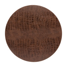 Load image into Gallery viewer, Costa Nova Club 100% PU Caramel Round Placemat Set
