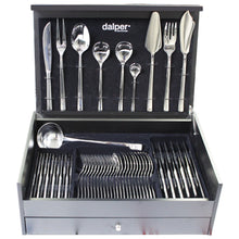 Load image into Gallery viewer, Dalper Oneda 130-Piece Silverware Flatware Cutlery Stainless Steel 12 Person Set
