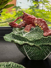 Load image into Gallery viewer, Bordallo Pinheiro Cabbage with Lobsters 2 L. Tureen
