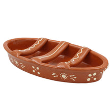 Load image into Gallery viewer, Traditional Portuguese Clay Terracotta Hand-Painted Sausage Roaster