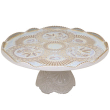 Load image into Gallery viewer, Costa Nova Cristal 12" Nacar Footed Plate