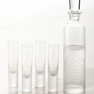 Vista Alegre Crystal Artic Case With Vodka Decanter and 4 Shots