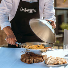 Load image into Gallery viewer, Silampos Stainless Steel Wok Cataplana, 3 In 1 Multifunctional Cookware