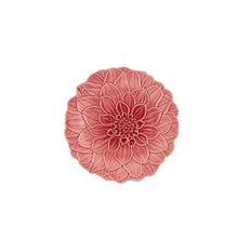 Load image into Gallery viewer, Bordallo Pinheiro Maria Flor Dessert Plate Dahlia - Set of 4