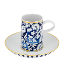 Load image into Gallery viewer, Vista Alegre Transatlântica Coffee Cup & Saucer, Set Of 4
