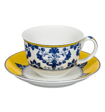 Load image into Gallery viewer, Vista Alegre Castelo Branco Tea Cup & Saucer, Set of 4