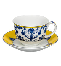 Load image into Gallery viewer, Vista Alegre Castelo Branco Tea Cup &amp; Saucer, Set of 4
