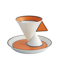 Load image into Gallery viewer, Vista Alegre Jazz Set 2 Porcelain Espresso Coffee Cups and Saucers