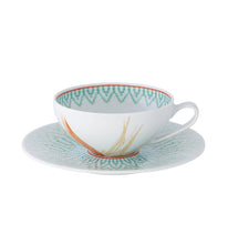 Load image into Gallery viewer, Vista Alegre Fiji Tea Cup and Saucer, Set of 4
