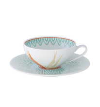 Load image into Gallery viewer, Vista Alegre Fiji Tea Cup and Saucer, Set of 4