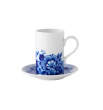 Load image into Gallery viewer, Vista Alegre Blue Ming Coffee Cups and Saucers, Set of 4
