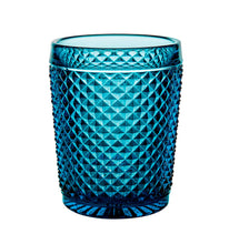 Load image into Gallery viewer, Vista Alegre Bicos Blue Old Fashion/Tumbler, Set of 4

