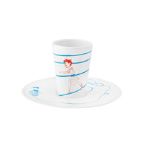 Load image into Gallery viewer, Vista Alegre Escape Goat Coffee Cup with Saucer V - Set of 2
