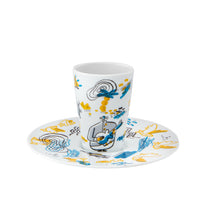 Load image into Gallery viewer, Vista Alegre Escape Goat Coffee Cup with Saucer XXIV - Set of 2
