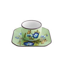 Load image into Gallery viewer, Vista Alegre Fête Vos Jeux Coffee Cups and Saucers, Set of 4