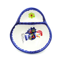 Load image into Gallery viewer, Hand-painted Traditional Portuguese Blue Rooster Ceramic Olive Dish
