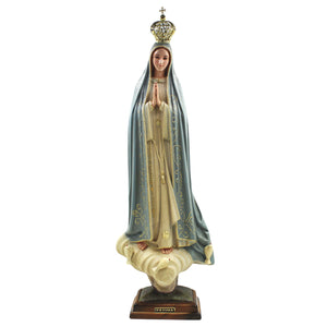 23.5" Our Lady Of Fatima Statue Made in Portugal #1036G