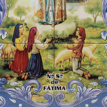 Load image into Gallery viewer, Our Lady of Fatima Apparition Portuguese Ceramic Tile Art Wall Panel Mural Decor