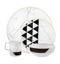 Load image into Gallery viewer, Vista Alegre Carrara 4 Piece Dinnerware Set