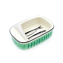 Load image into Gallery viewer, Hand-painted Traditional Portuguese Ceramic Sardines Can