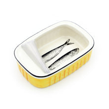 Load image into Gallery viewer, Hand-painted Traditional Portuguese Ceramic Sardines Can