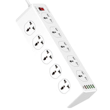 Load image into Gallery viewer, LDNIO 30W 6-Port USB Charger Power Strip Surge Protector 220V