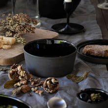 Load image into Gallery viewer, Costa Nova Lagoa Eco Gres 6" Black Soup/Cereal Bowl