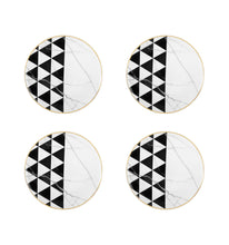 Load image into Gallery viewer, Vista Alegre Carrara Dessert Plates, Set of 4
