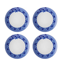 Load image into Gallery viewer, Vista Alegre Blue Ming Dinner Plates, Set of 4