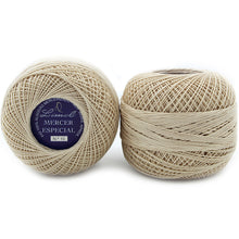 Load image into Gallery viewer, Limol Size 10 Neutral 50 Grs 100% Egyptian Cotton Special Mercerized Crochet Thread Ball Set