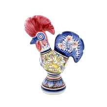 Load image into Gallery viewer, Coimbra Ceramics Hand-painted Decorative Rooster XVII Cent Recreation #300-3
