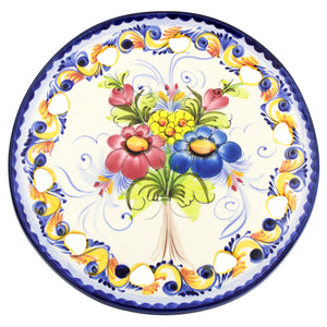 Hand-painted Decorative Portuguese Ceramic Trivet