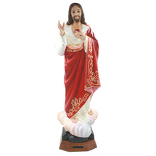 Load image into Gallery viewer, 25" Hand-painted Sacred Heart of Jesus Religious Statue Made in Portugal