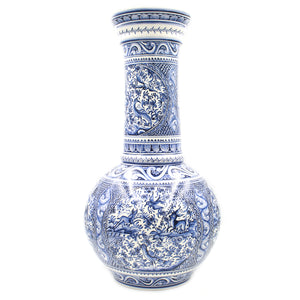 Coimbra Ceramics Hand-painted Decorative Vase XVII Cent Recreation #500