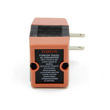 Load image into Gallery viewer, Topow 50 Watt Travel Voltage Transformer Step Up 110/120 to 220/240 Volts
