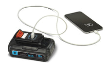 Load image into Gallery viewer, Black+Decker 18V Lithium-ion Smart Tech Drill Driver with 400mA charger and Kit Box, 220 Volts, Not for USA