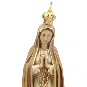 15" Pilgrim Our Lady Of Fatima Statue Made in Portugal #660D