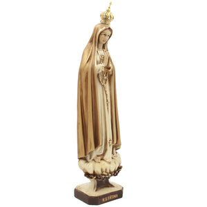 15" Pilgrim Our Lady Of Fatima Statue Made in Portugal #660D