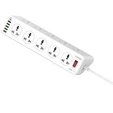 Load image into Gallery viewer, LDNIO 30W 6-Port USB Charger Power Strip Surge Protector 220V