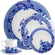 Load image into Gallery viewer, Vista Alegre Blue Ming 5 Piece Dinnerware Set

