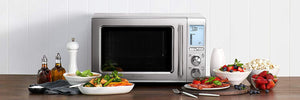 Breville BMO850BSS1BUC1 the Smooth Wave Countertop Microwave Oven, Brushed Stainless Steel
