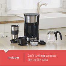 Load image into Gallery viewer, Black+Decker CMO755S 5-Cup Coffee Maker, 220 Volts, Not for USA