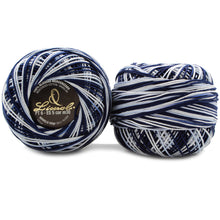 Load image into Gallery viewer, Limol Size 6 Multicolor Tinted 50 Grs 100% Mercerized Crochet Thread Cotton Balls